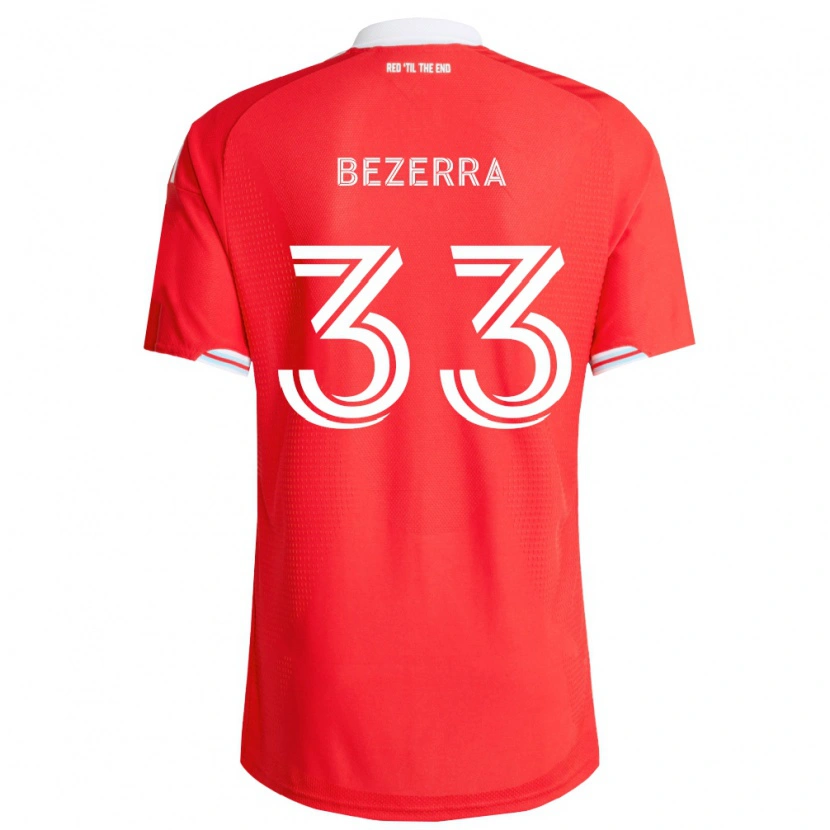Danxen Damen Victor Bezerra #33 Rot Tiefblau Weiß Heimtrikot Trikot 2026/27 T-Shirt Österreich