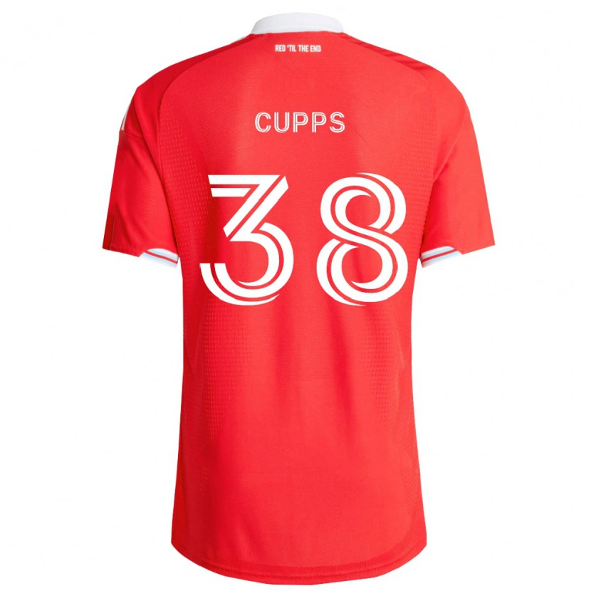Danxen Damen Christopher Cupps #38 Rot Tiefblau Weiß Heimtrikot Trikot 2026/27 T-Shirt Österreich