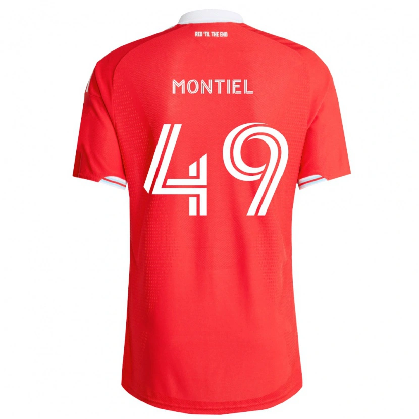 Danxen Damen Jhonier Montiel #49 Rot Tiefblau Weiß Heimtrikot Trikot 2026/27 T-Shirt Österreich