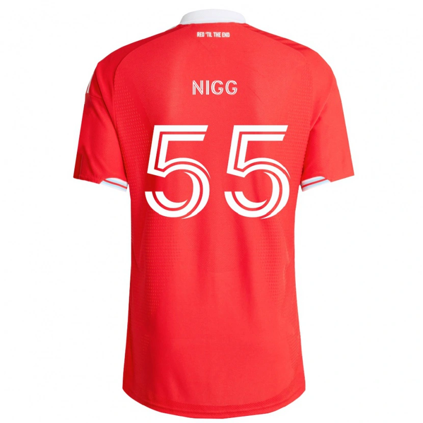 Danxen Damen Damian Nigg #55 Rot Tiefblau Weiß Heimtrikot Trikot 2026/27 T-Shirt Österreich