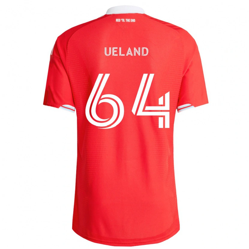 Danxen Damen Andreas Ueland #64 Rot Tiefblau Weiß Heimtrikot Trikot 2026/27 T-Shirt Österreich