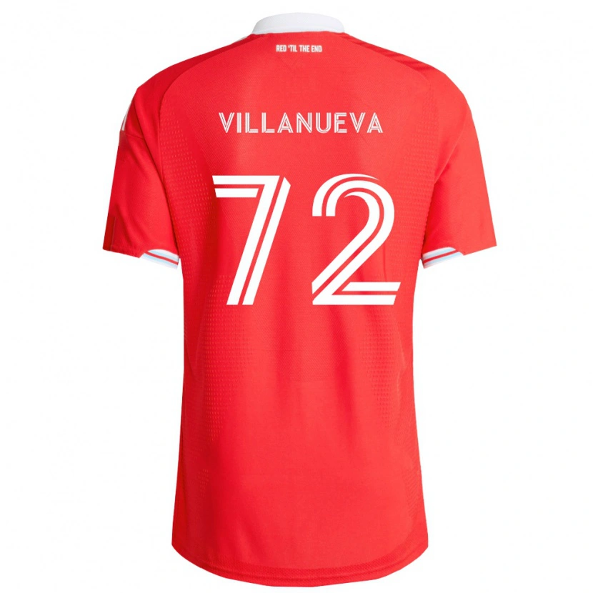 Danxen Damen Damyan Villanueva #72 Rot Tiefblau Weiß Heimtrikot Trikot 2026/27 T-Shirt Österreich