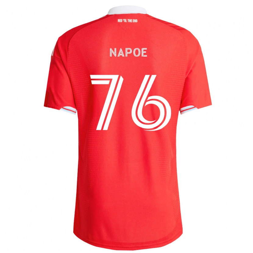 Danxen Damen Milan Napoe #76 Rot Tiefblau Weiß Heimtrikot Trikot 2026/27 T-Shirt Österreich