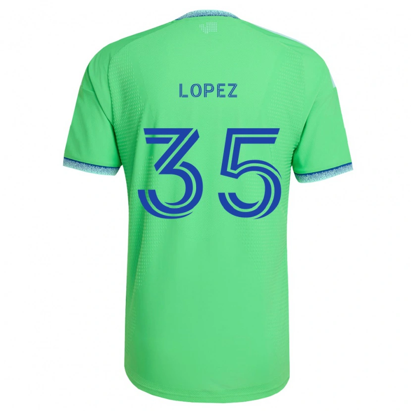 Danxen Damen Antino Lopez #35 Grün Hellblau Heimtrikot Trikot 2026/27 T-Shirt Österreich