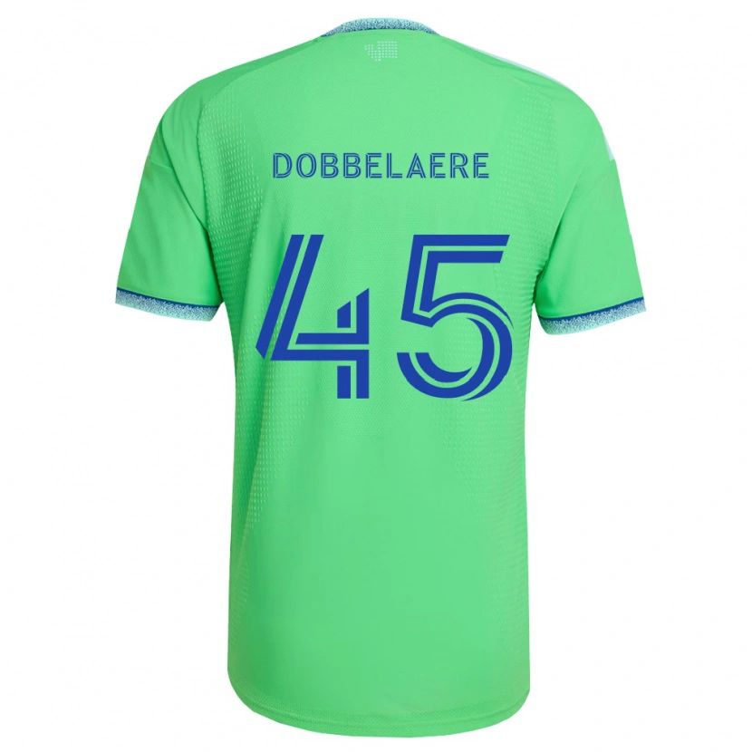 Danxen Damen Ethan Dobbelaere #45 Grün Hellblau Heimtrikot Trikot 2026/27 T-Shirt Österreich