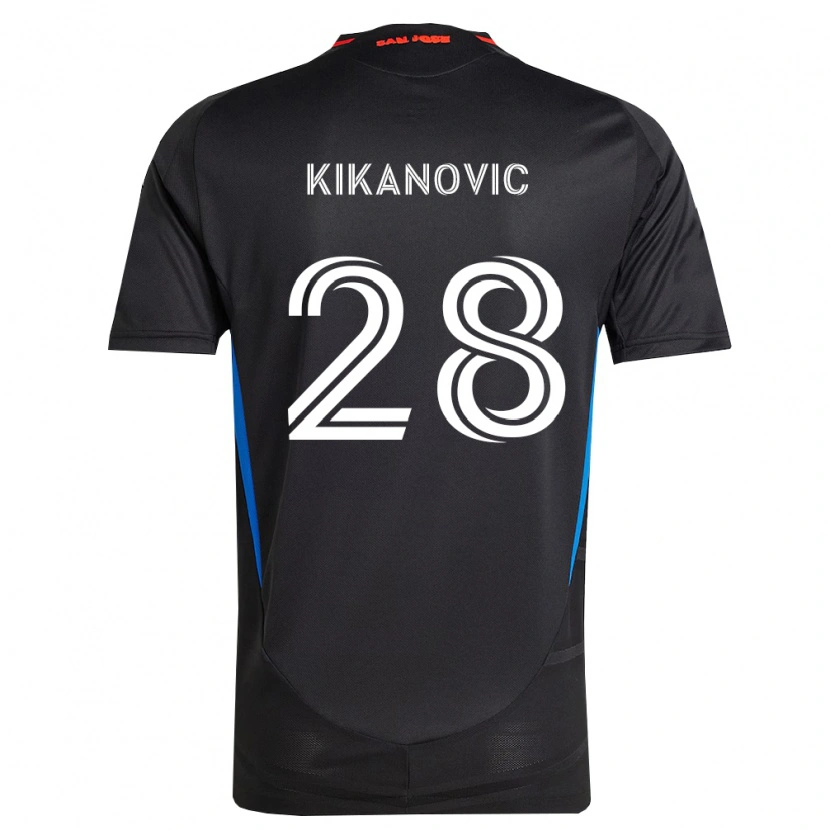 Danxen Damen Benji Kikanović #28 Blau Weiß Schwarz Heimtrikot Trikot 2026/27 T-Shirt Österreich