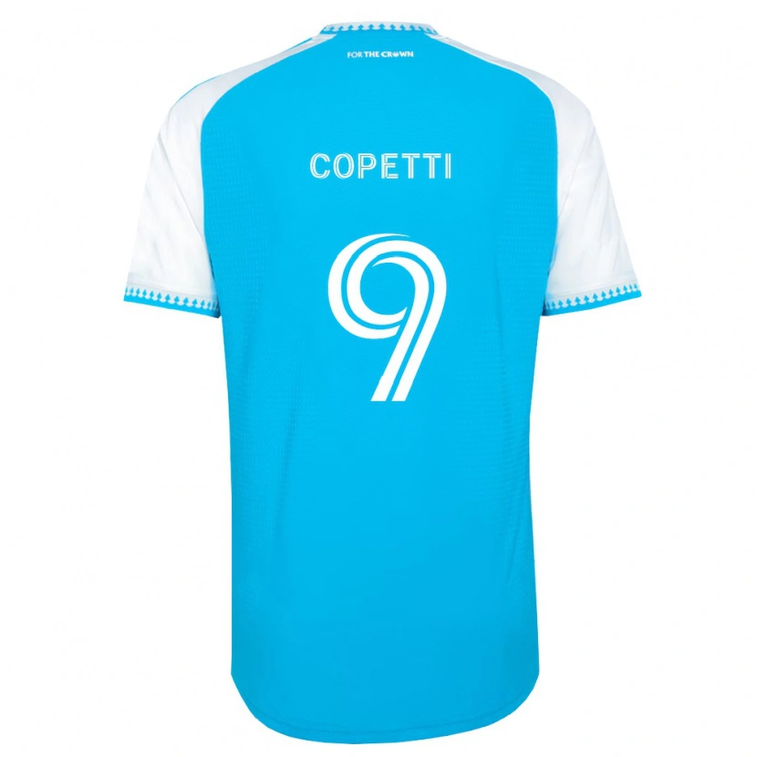 Danxen Damen Enzo Copetti #9 Himmelblau Weiß Schwarz Heimtrikot Trikot 2026/27 T-Shirt Österreich