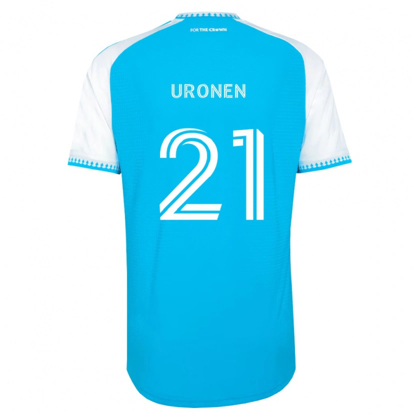 Danxen Damen Jere Uronen #21 Himmelblau Weiß Schwarz Heimtrikot Trikot 2026/27 T-Shirt Österreich