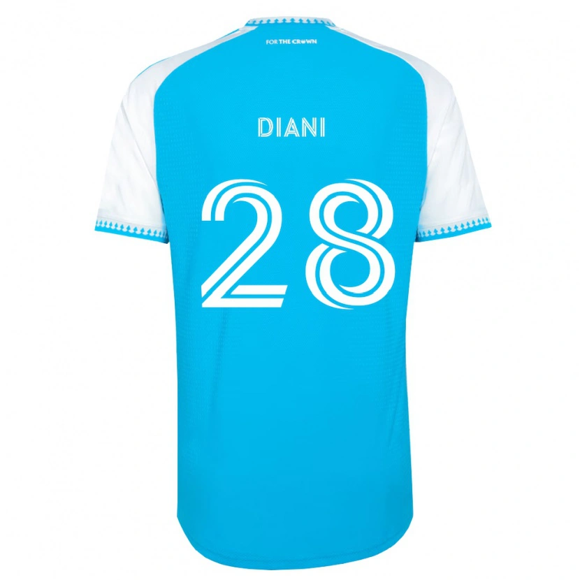 Danxen Damen Djibril Diani #28 Himmelblau Weiß Schwarz Heimtrikot Trikot 2026/27 T-Shirt Österreich