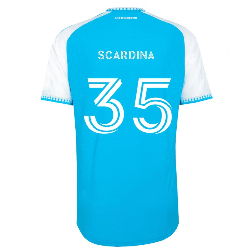 Danxen Damen Nick Scardina #35 Himmelblau Weiß Schwarz Heimtrikot Trikot 2026/27 T-Shirt Österreich