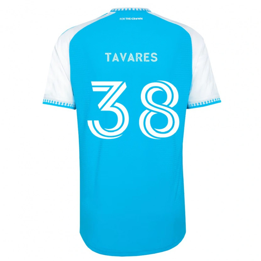 Danxen Damen Iuri Tavares #38 Himmelblau Weiß Schwarz Heimtrikot Trikot 2026/27 T-Shirt Österreich