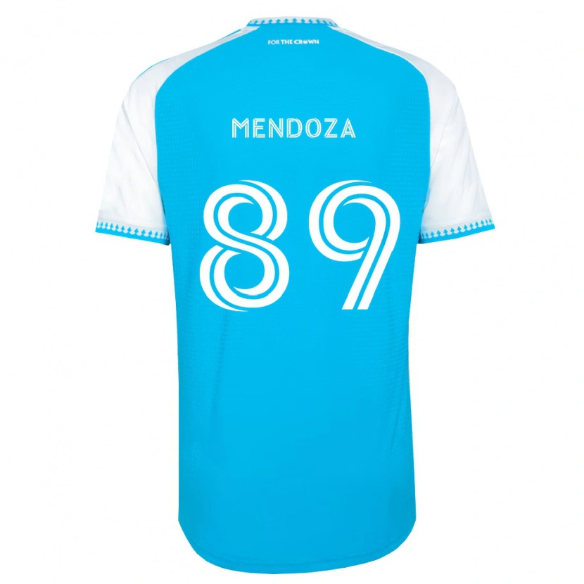 Danxen Damen Adrián Mendoza #89 Himmelblau Weiß Schwarz Heimtrikot Trikot 2026/27 T-Shirt Österreich