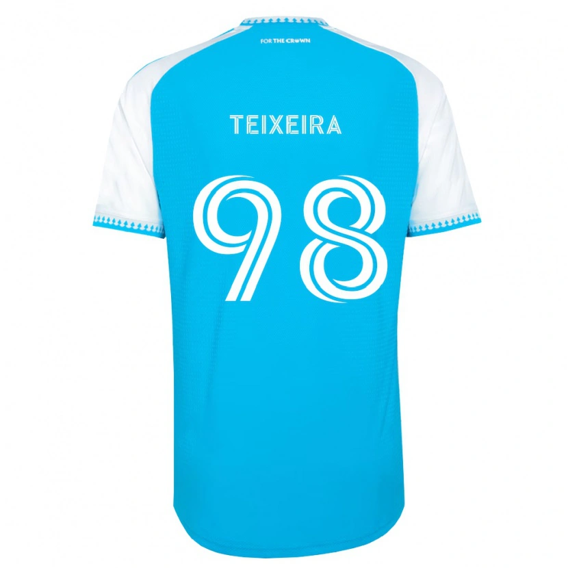 Danxen Damen Nickolas Teixeira #98 Himmelblau Weiß Schwarz Heimtrikot Trikot 2026/27 T-Shirt Österreich