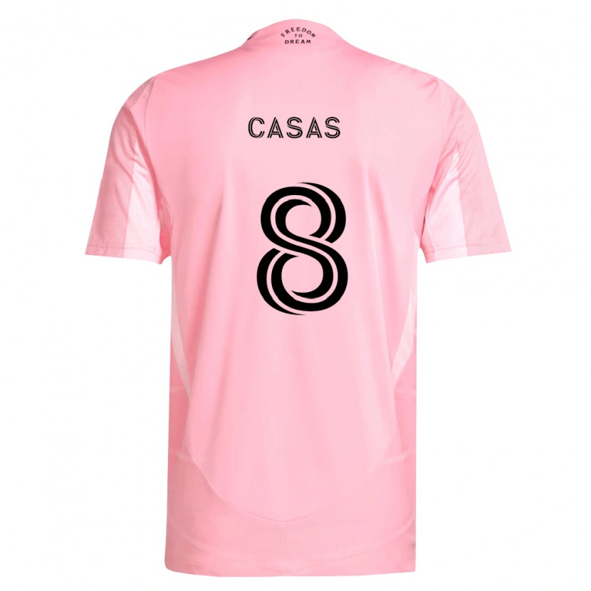 Danxen Damen Pep Casas #8 Pink Schwarz Heimtrikot Trikot 2026/27 T-Shirt Österreich