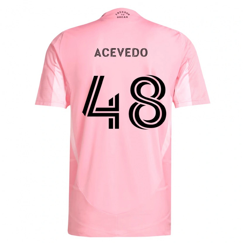 Danxen Damen Matías Acevedo #48 Pink Schwarz Heimtrikot Trikot 2026/27 T-Shirt Österreich