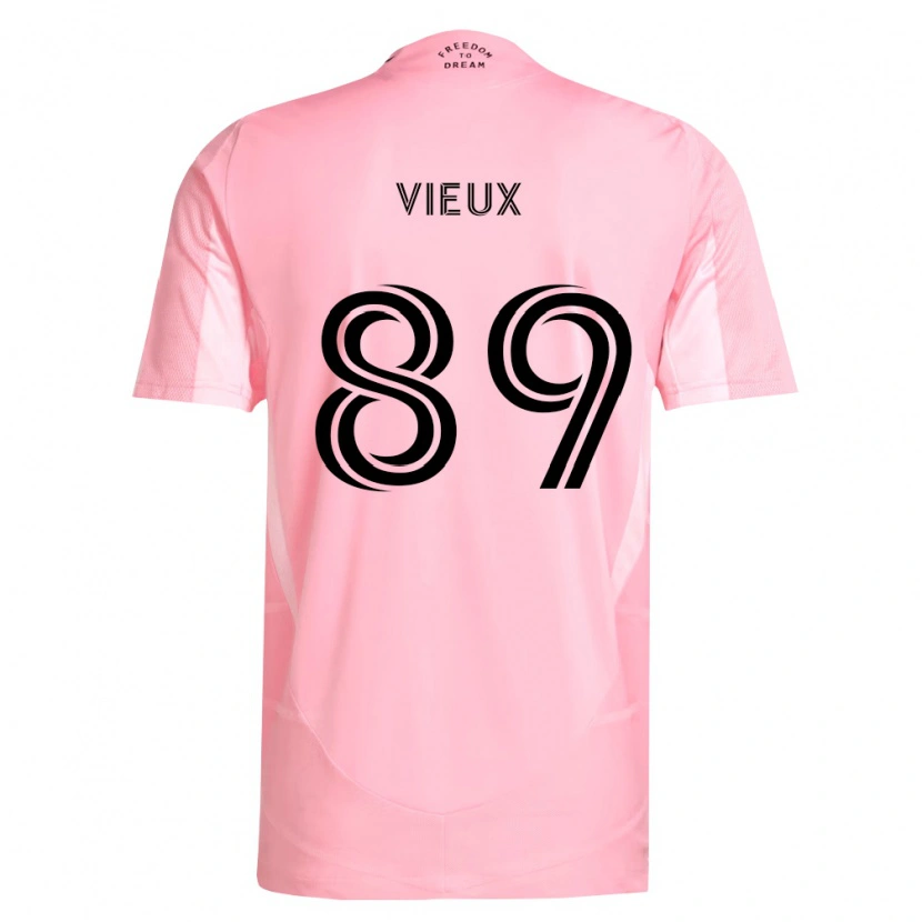 Danxen Damen Matthias Vieux #89 Pink Schwarz Heimtrikot Trikot 2026/27 T-Shirt Österreich
