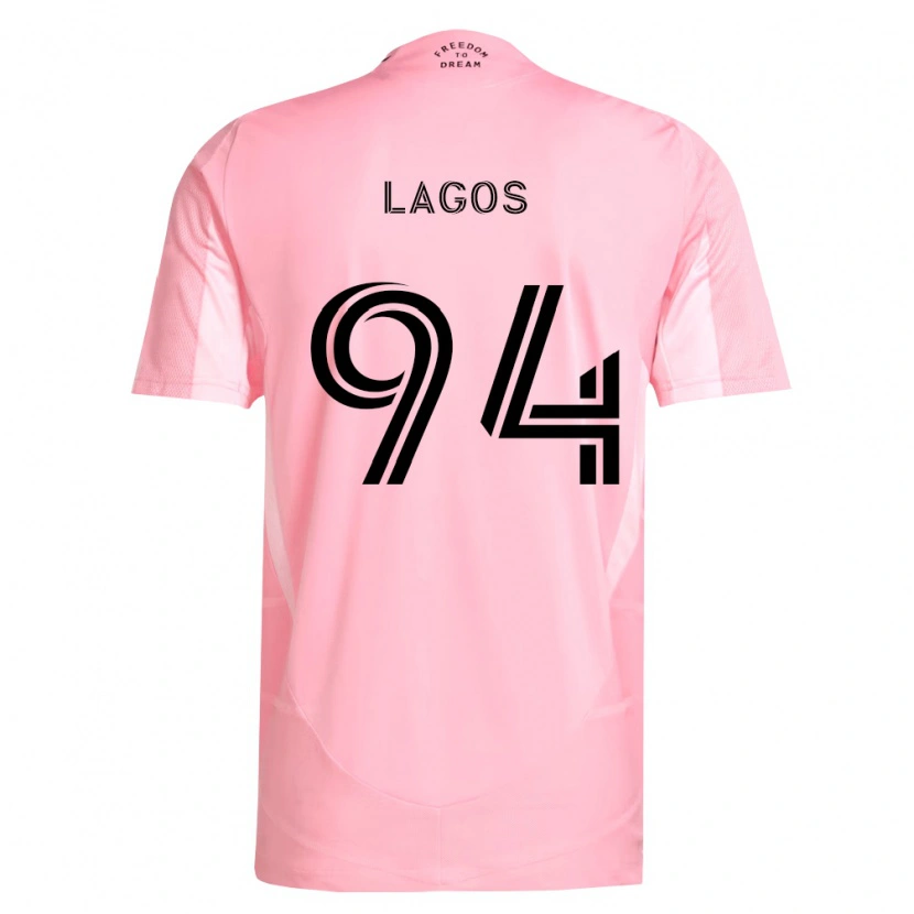 Danxen Damen Diego Lagos #94 Pink Schwarz Heimtrikot Trikot 2026/27 T-Shirt Österreich
