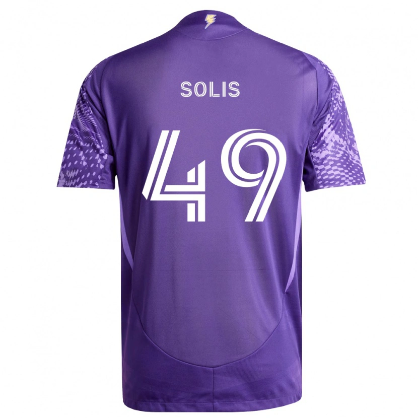 Danxen Damen Jhon Solís #49 Violett Weiß Heimtrikot Trikot 2026/27 T-Shirt Österreich