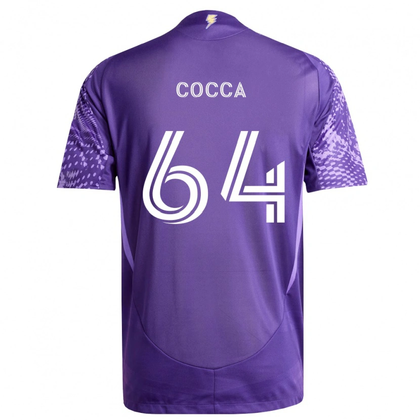 Danxen Damen Manuel Cocca #64 Violett Weiß Heimtrikot Trikot 2026/27 T-Shirt Österreich