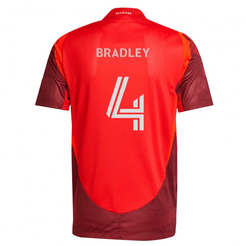 Danxen Damen Michael Bradley #4 Burgund Rot Heimtrikot Trikot 2026/27 T-Shirt Österreich