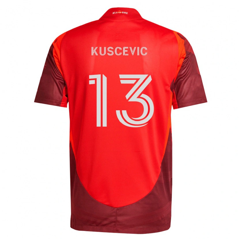 Danxen Damen Benjamín Kuscevic #13 Burgund Rot Heimtrikot Trikot 2026/27 T-Shirt Österreich