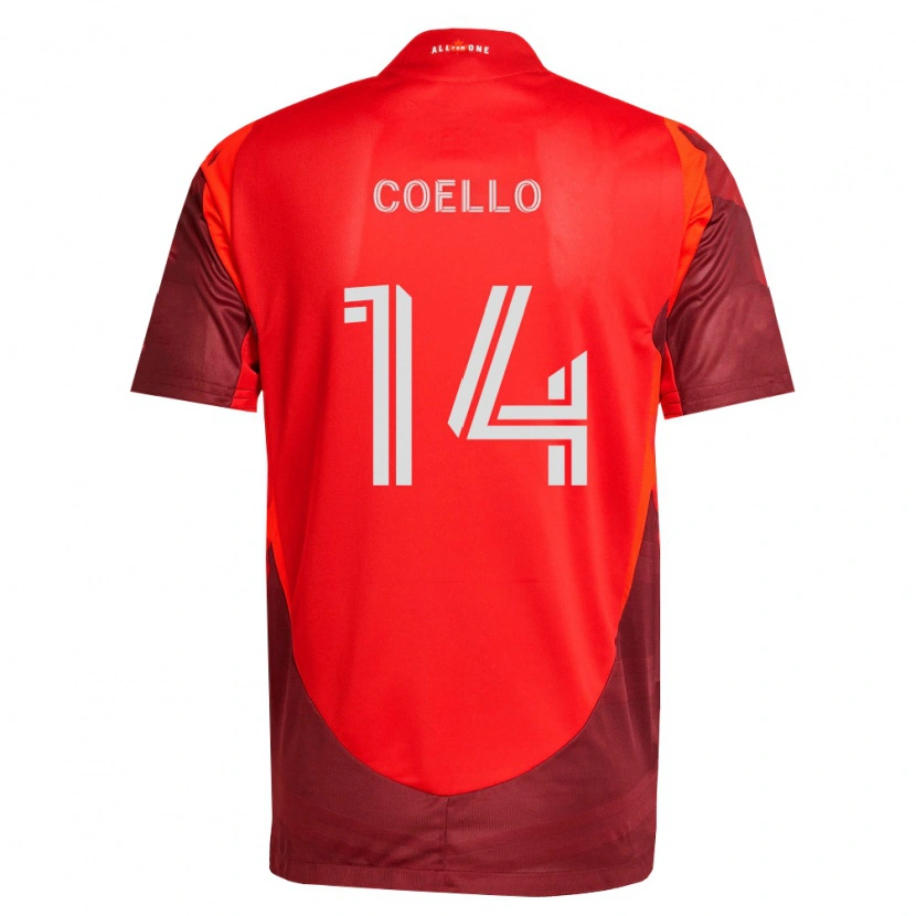 Danxen Damen Alonso Coello #14 Burgund Rot Heimtrikot Trikot 2026/27 T-Shirt Österreich