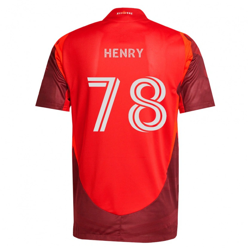 Danxen Damen Malik Henry #78 Burgund Rot Heimtrikot Trikot 2026/27 T-Shirt Österreich
