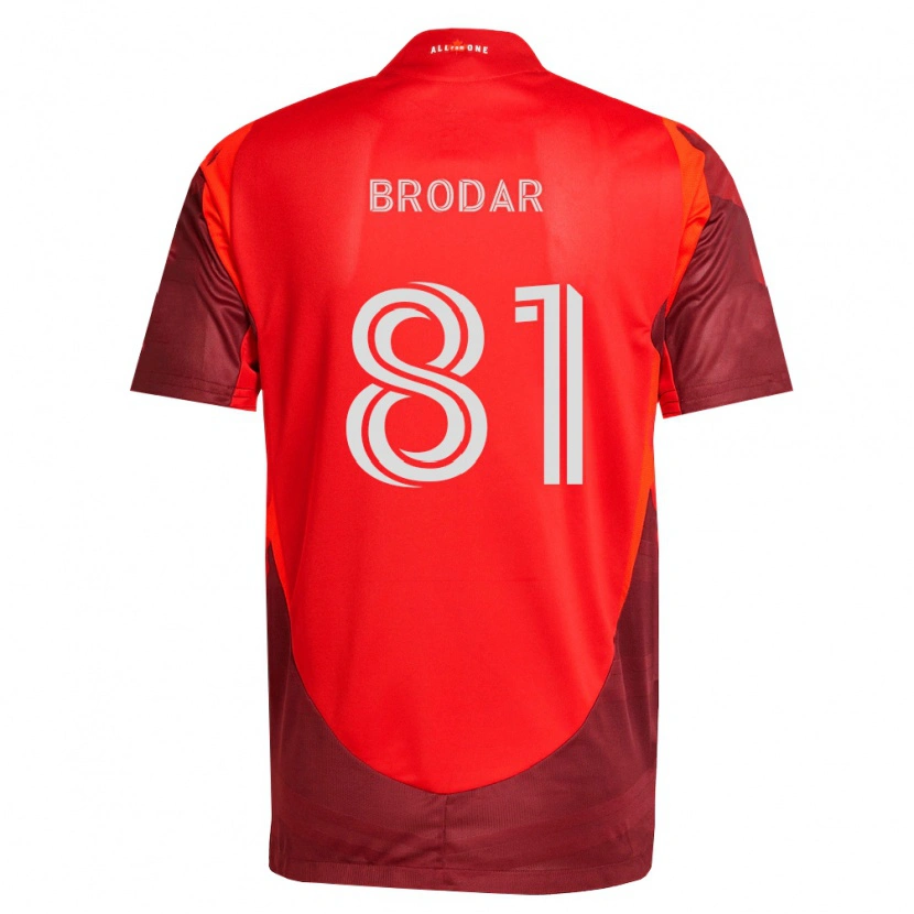 Danxen Damen Niko Brodar #81 Burgund Rot Heimtrikot Trikot 2026/27 T-Shirt Österreich