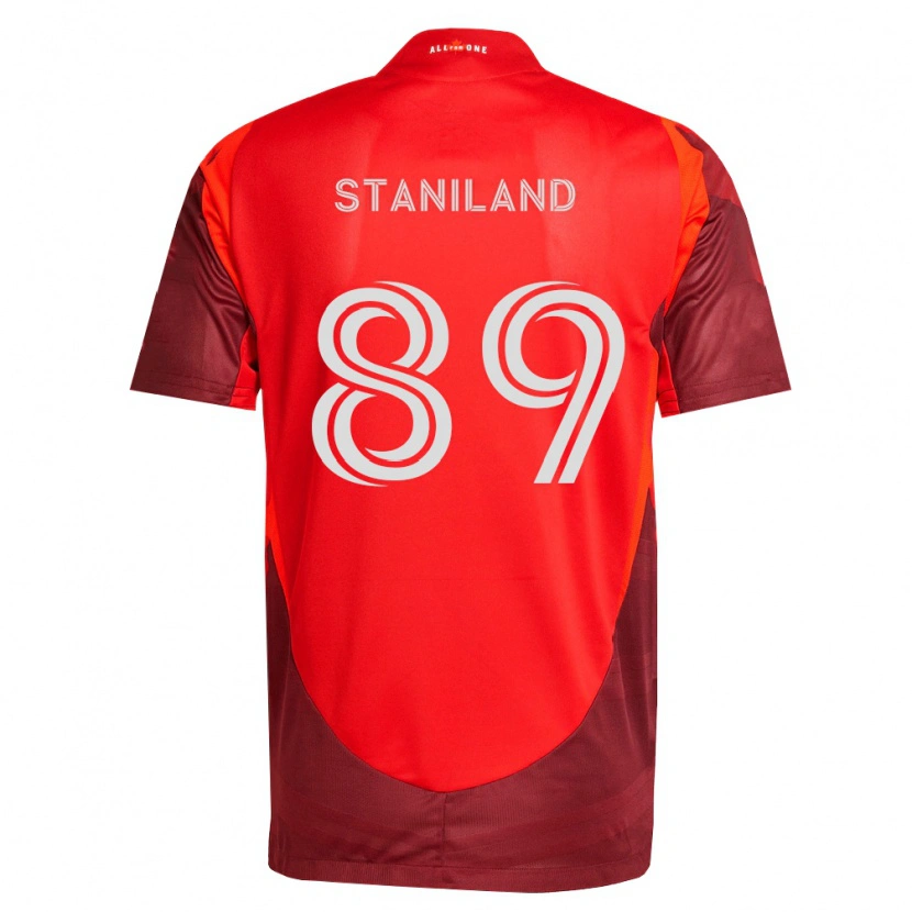 Danxen Damen Charlie Staniland #89 Burgund Rot Heimtrikot Trikot 2026/27 T-Shirt Österreich