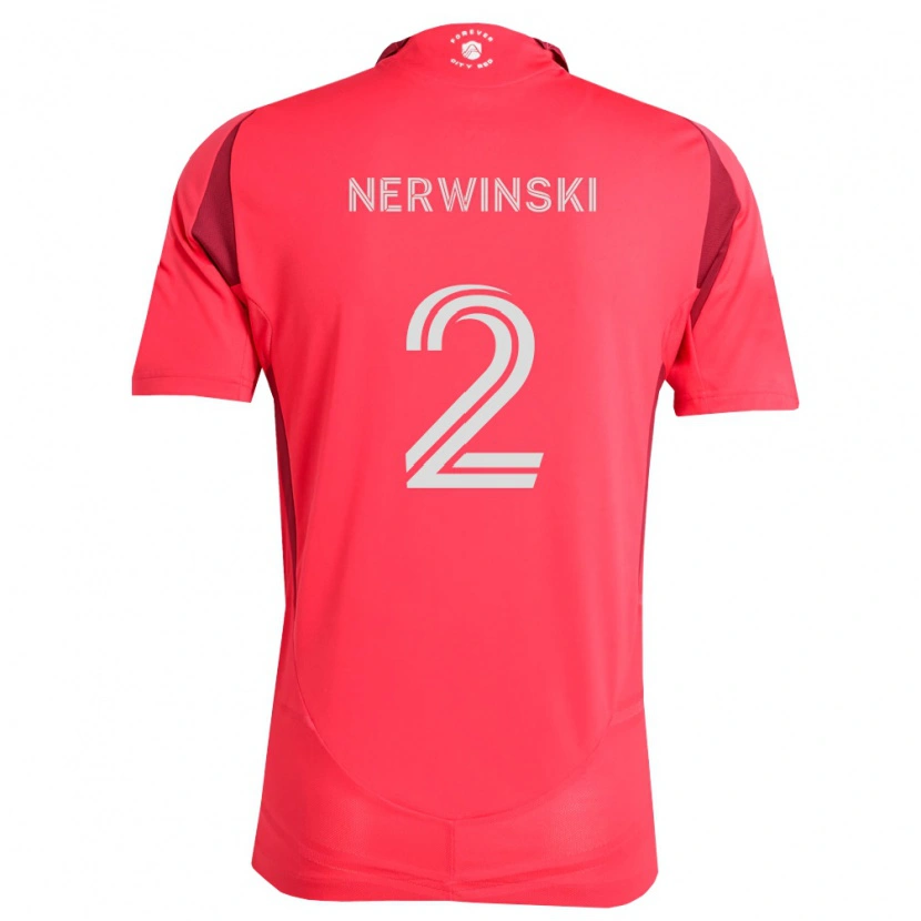 Danxen Damen Jake Nerwinski #2 Magenta Weiß Heimtrikot Trikot 2026/27 T-Shirt Österreich