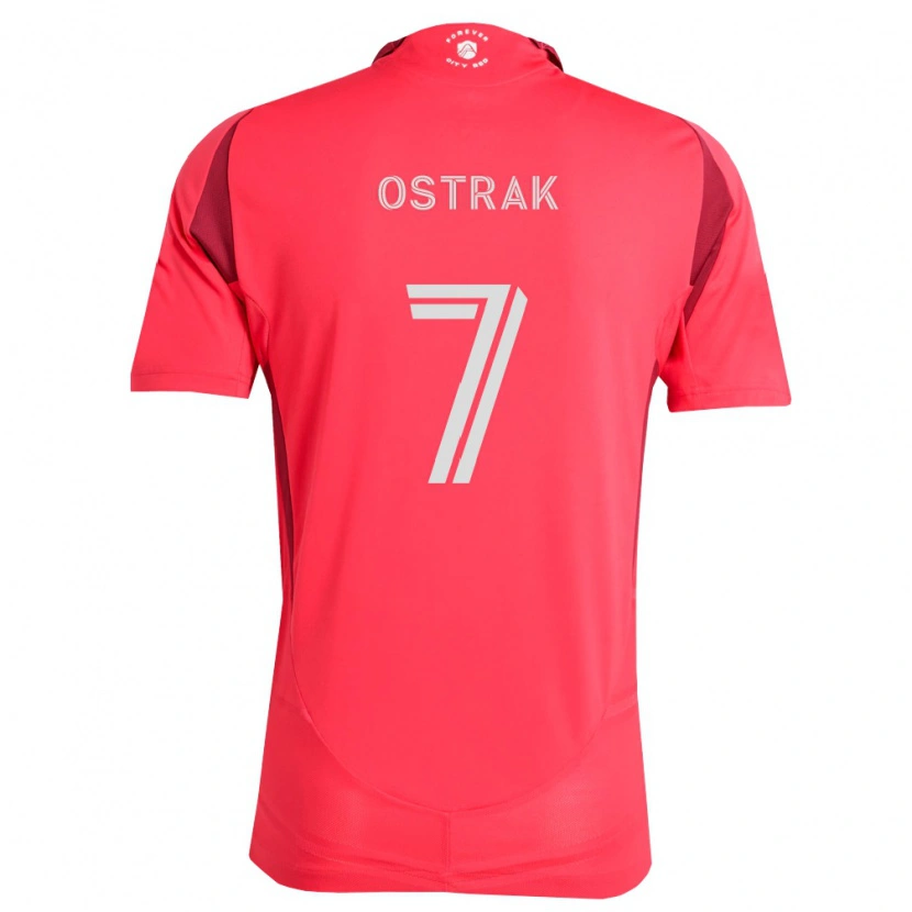 Danxen Damen Tomas Ostrák #7 Magenta Weiß Heimtrikot Trikot 2026/27 T-Shirt Österreich