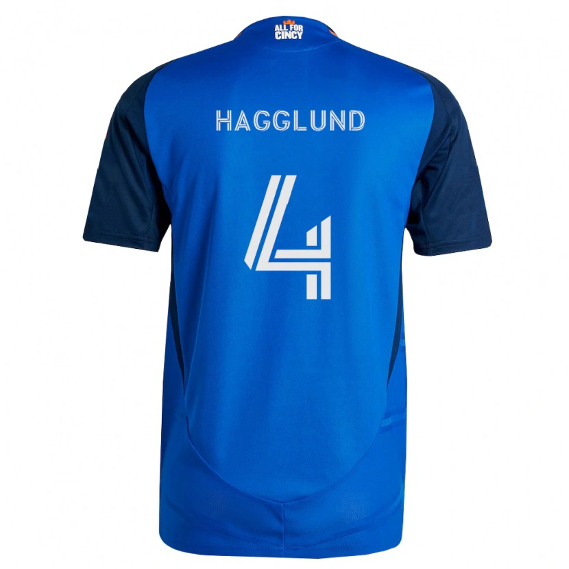 Danxen Damen Nick Hagglund #4 Königsblau Orange Heimtrikot Trikot 2026/27 T-Shirt Österreich