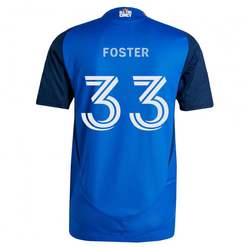 Danxen Damen Isaiah Foster #33 Königsblau Orange Heimtrikot Trikot 2026/27 T-Shirt Österreich