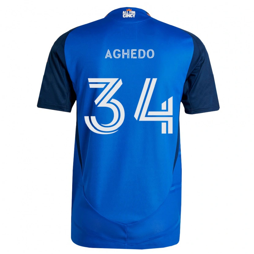 Danxen Damen London Aghedo #34 Königsblau Orange Heimtrikot Trikot 2026/27 T-Shirt Österreich