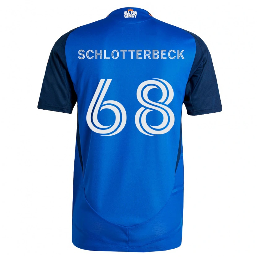 Danxen Damen Ryan Schlotterbeck #68 Königsblau Orange Heimtrikot Trikot 2026/27 T-Shirt Österreich
