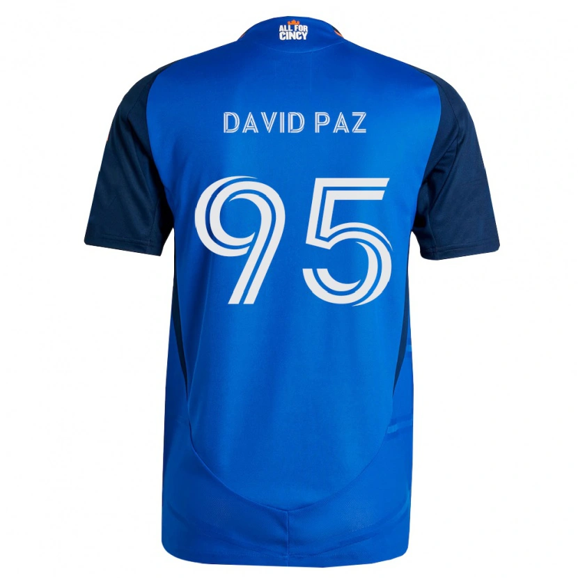 Danxen Damen David Paz #95 Königsblau Orange Heimtrikot Trikot 2026/27 T-Shirt Österreich