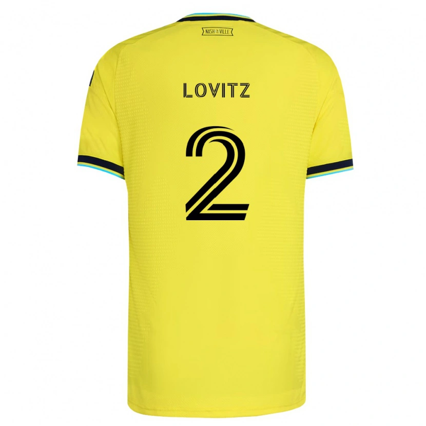 Danxen Damen Daniel Lovitz #2 Hellgelb Marineblau Heimtrikot Trikot 2026/27 T-Shirt Österreich