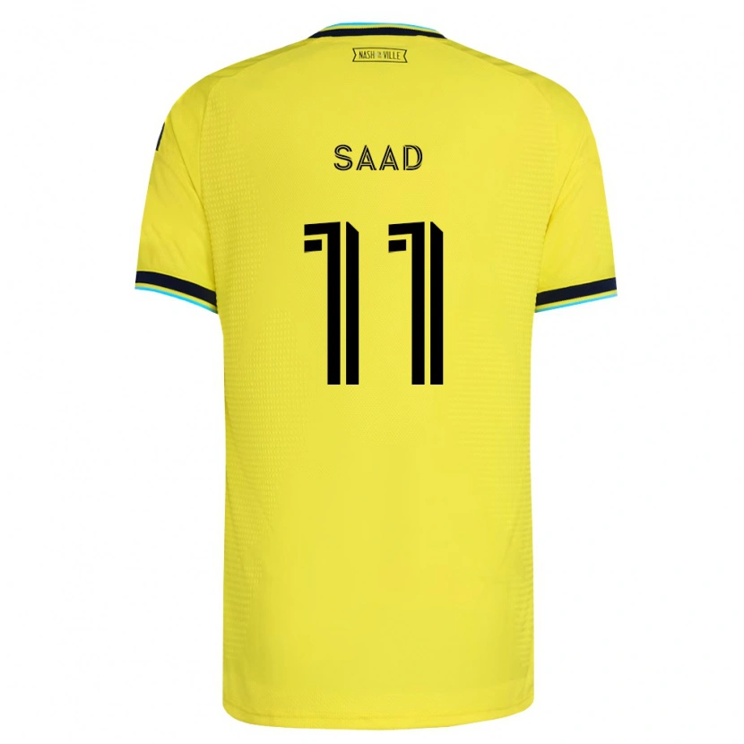 Danxen Damen Elias Saad #11 Hellgelb Marineblau Heimtrikot Trikot 2026/27 T-Shirt Österreich