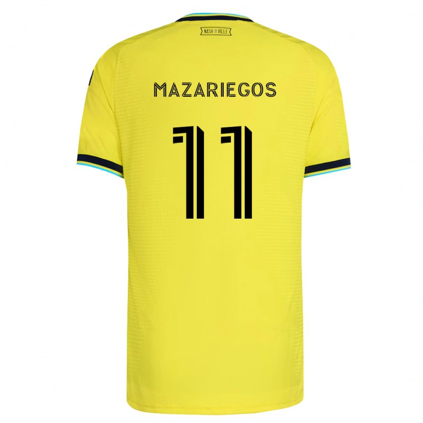 Danxen Damen Jacob Mazariegos #11 Hellgelb Marineblau Heimtrikot Trikot 2026/27 T-Shirt Österreich