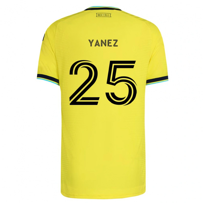 Danxen Damen Zidane Yáñez #25 Hellgelb Marineblau Heimtrikot Trikot 2026/27 T-Shirt Österreich
