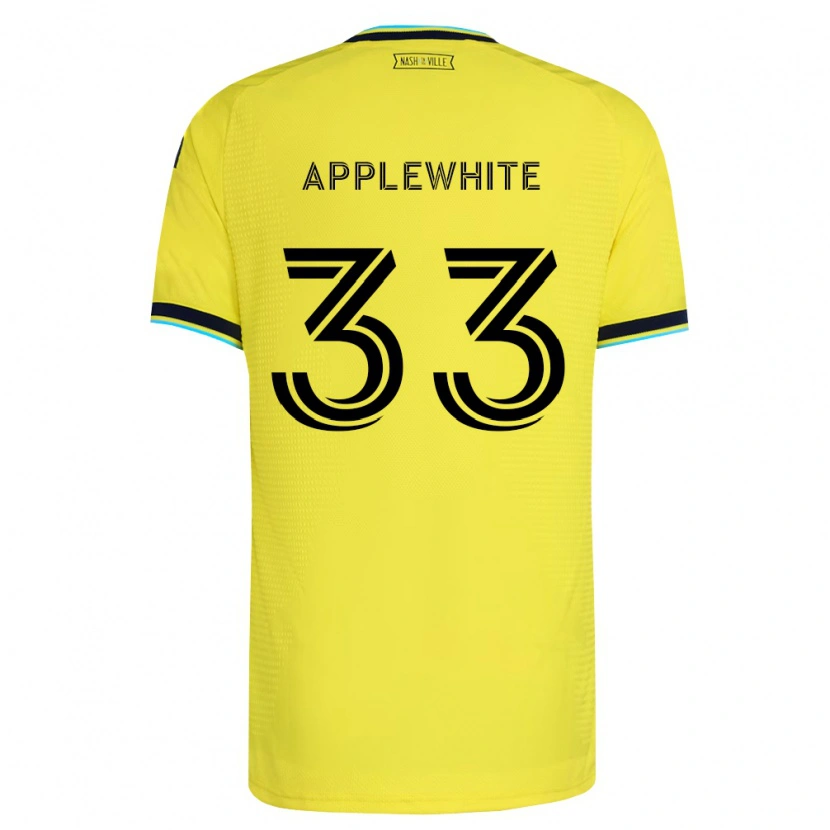 Danxen Damen Christopher Applewhite #33 Hellgelb Marineblau Heimtrikot Trikot 2026/27 T-Shirt Österreich