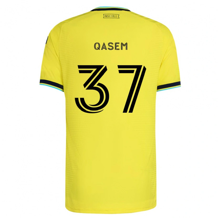 Danxen Damen Ahmed Qasem #37 Hellgelb Marineblau Heimtrikot Trikot 2026/27 T-Shirt Österreich