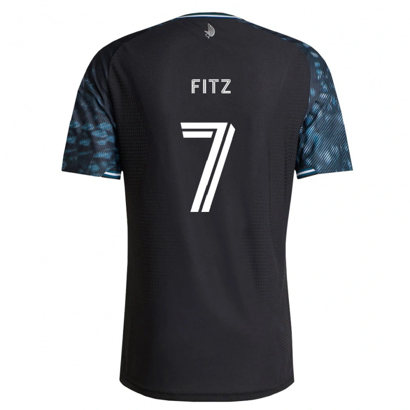 Danxen Damen Dominik Fitz #7 Schwarz Weiß Heimtrikot Trikot 2026/27 T-Shirt Österreich