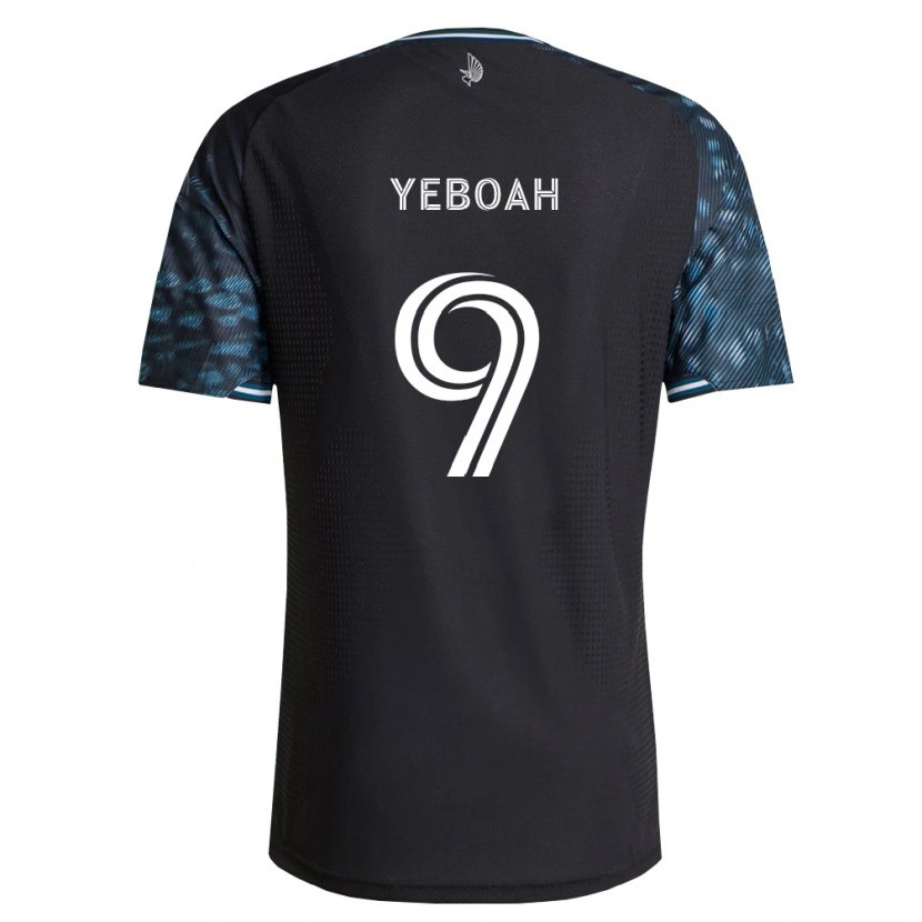 Danxen Damen Kelvin Yeboah #9 Schwarz Weiß Heimtrikot Trikot 2026/27 T-Shirt Österreich