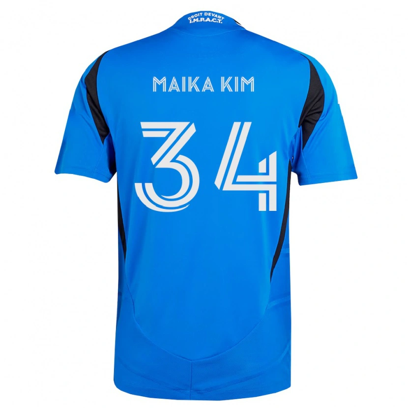 Danxen Damen Guerrier Maika Kim #34 Blau Weiß Schwarz Heimtrikot Trikot 2026/27 T-Shirt Österreich