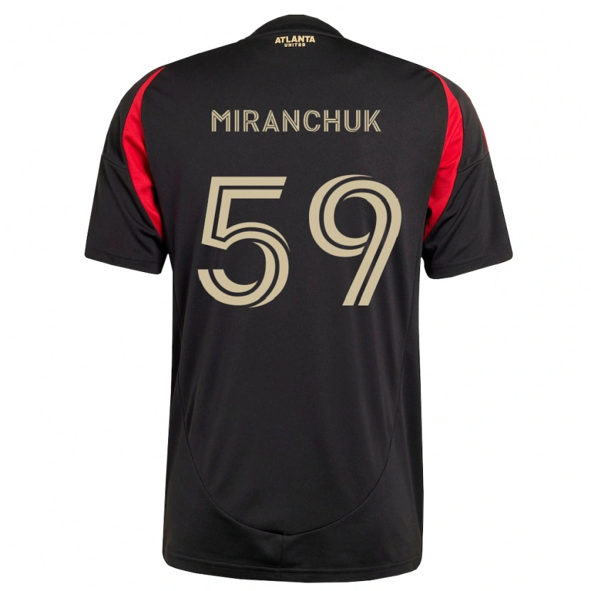 Danxen Damen Aleksey Miranchuk #59 Schwarz Rot Heimtrikot Trikot 2026/27 T-Shirt Österreich