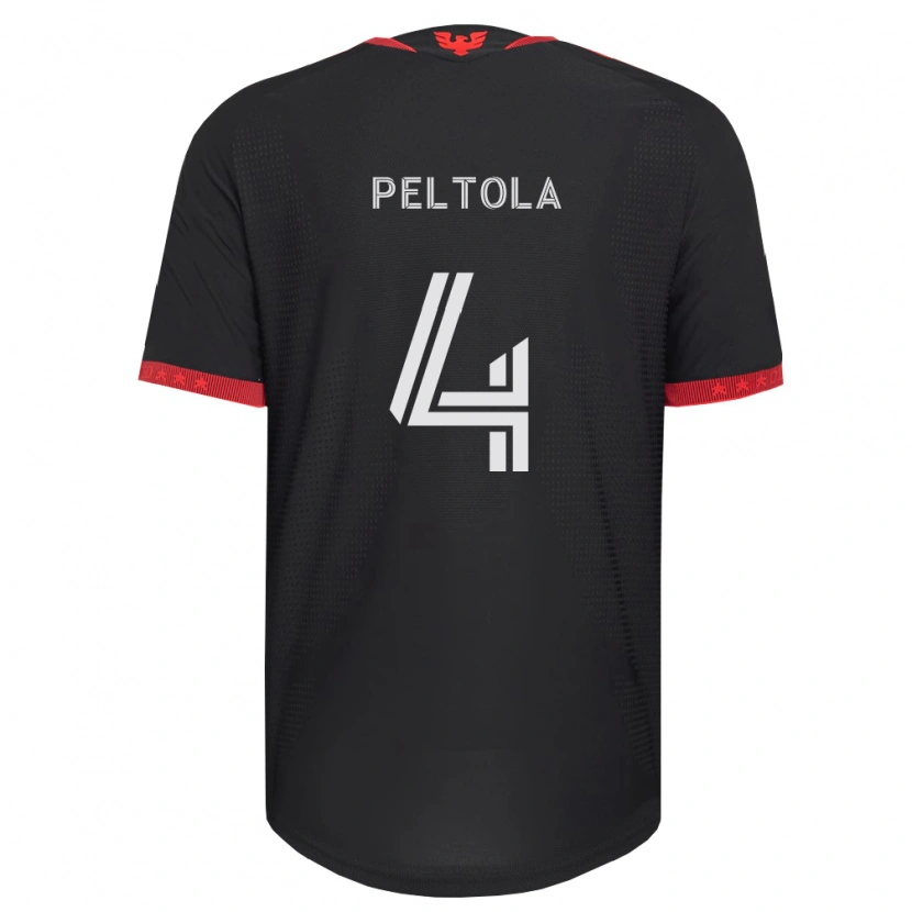 Danxen Damen Matti Peltola #4 Schwarz Weiß Rot Heimtrikot Trikot 2026/27 T-Shirt Österreich