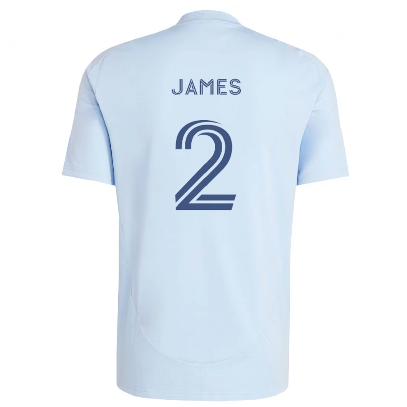 Danxen Damen Ian James #2 Hellblau Hellgrau Heimtrikot Trikot 2026/27 T-Shirt Österreich