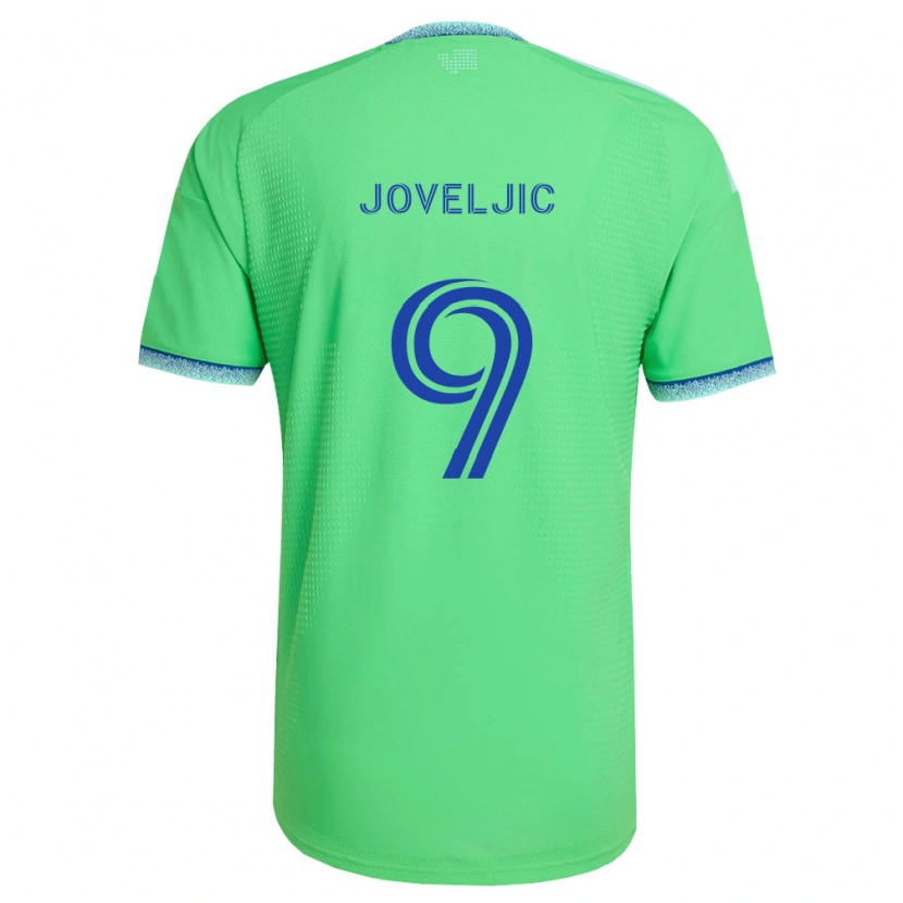 Danxen Damen Dejan Joveljić #9 Grün Hellblau Heimtrikot Trikot 2026/27 T-Shirt Österreich