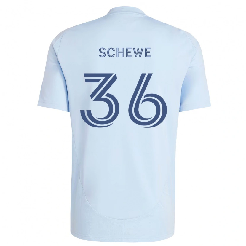 Danxen Damen Ryan Schewe #36 Hellblau Hellgrau Heimtrikot Trikot 2026/27 T-Shirt Österreich